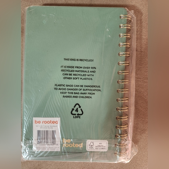 "Be Rooted" spiral journal - Picture 2 of 5